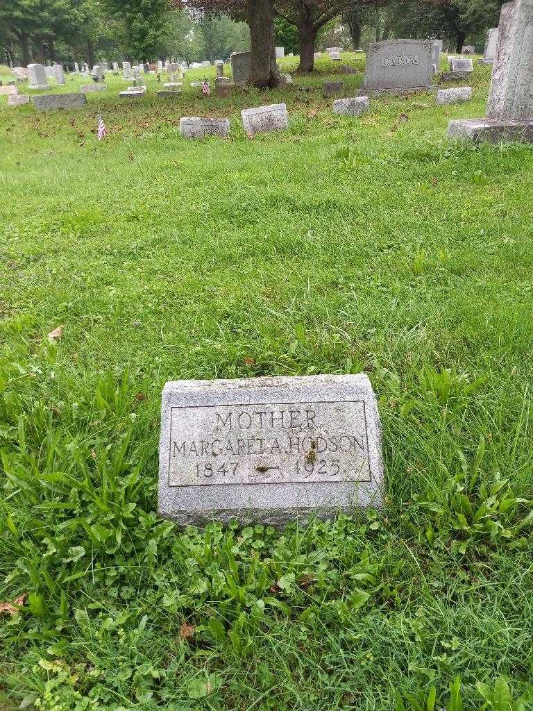 Margaret A. Hodson's grave. Photo 1