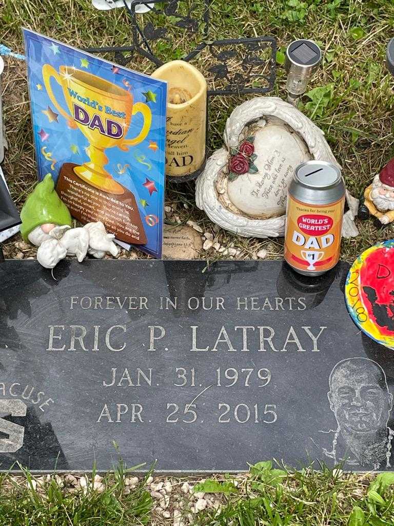 Eric P. Latray's grave. Photo 3