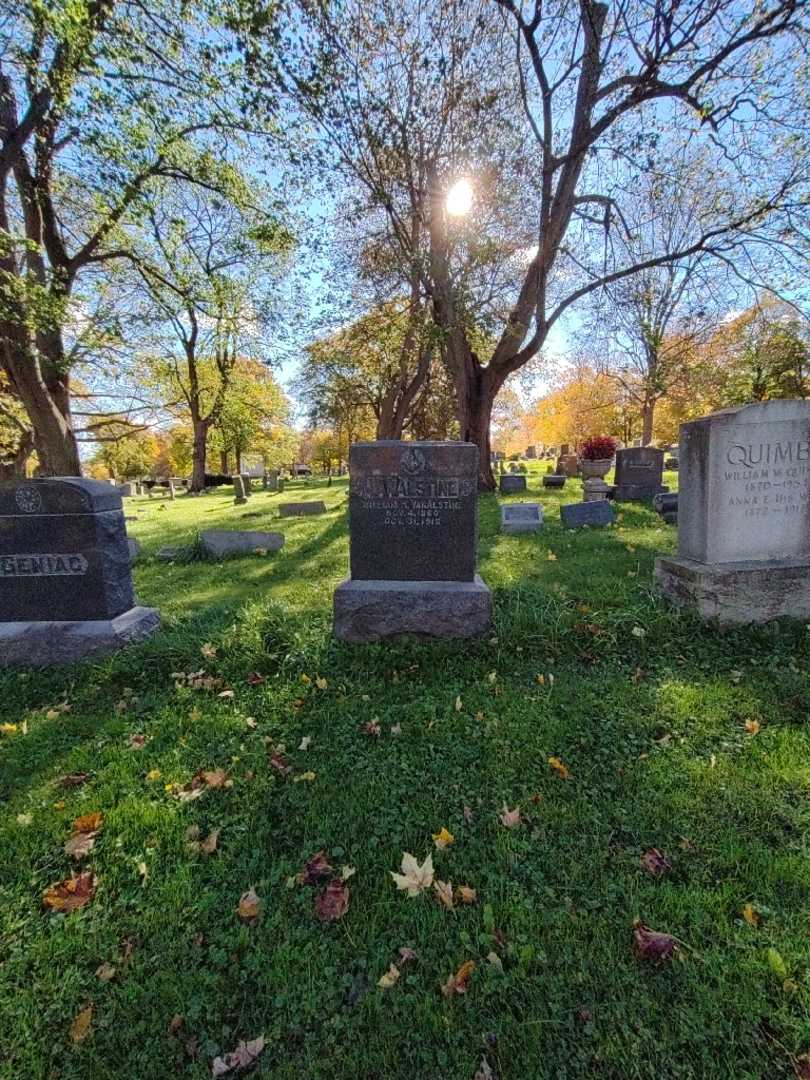 William H. Van Alstine's grave. Photo 1