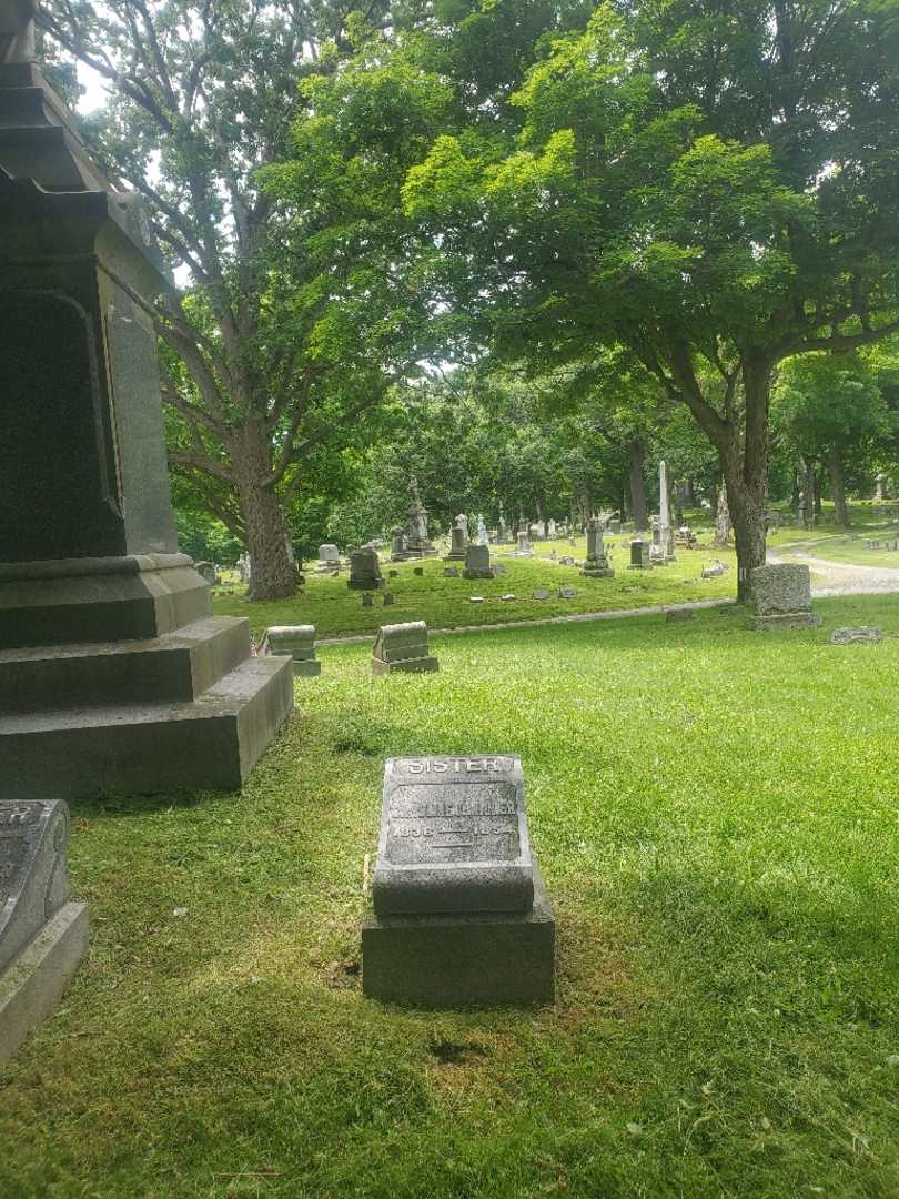 Caroline J. Miller's grave. Photo 1