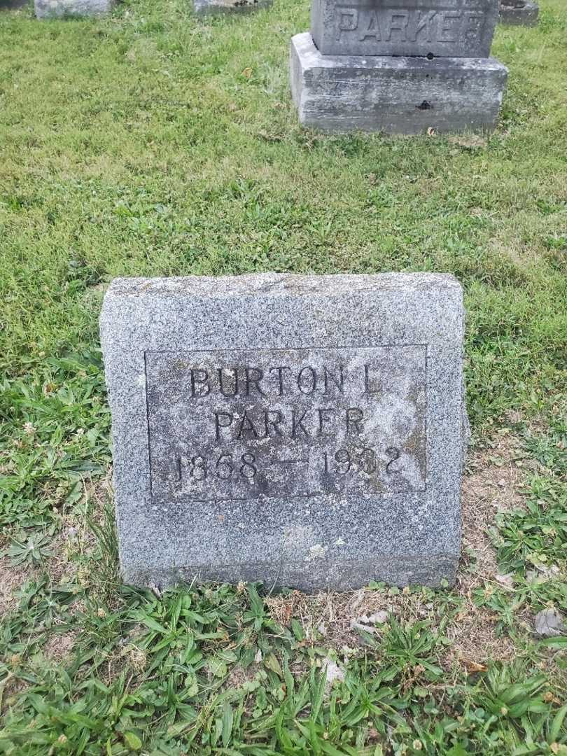 Burton L. Parker's grave. Photo 5