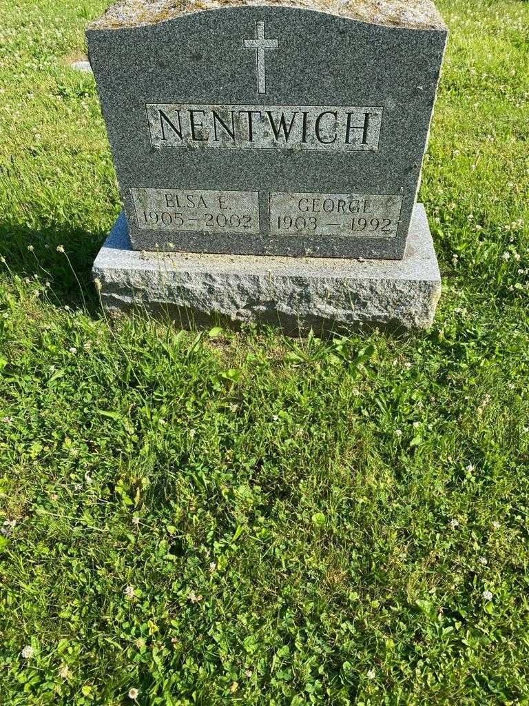 Goerge Nentwich's grave. Photo 2