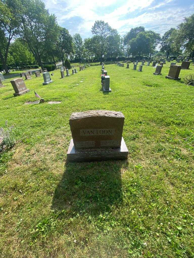 Elwood T. Van Loon's grave. Photo 1