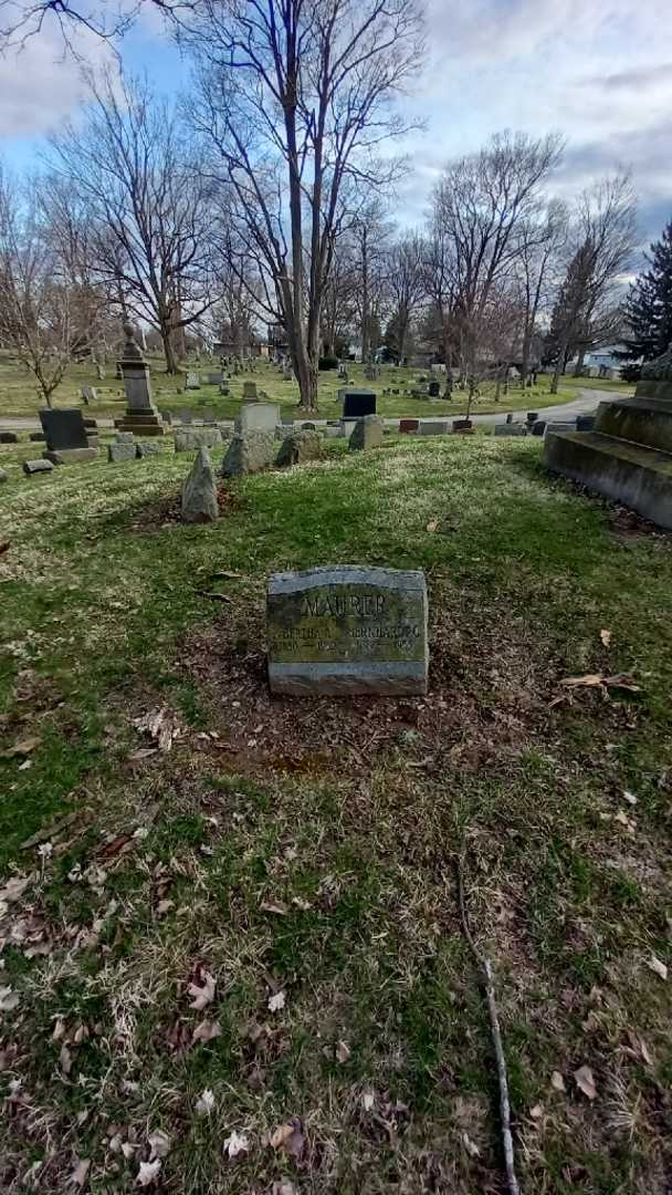 Bernhardt C. Maurer's grave. Photo 15