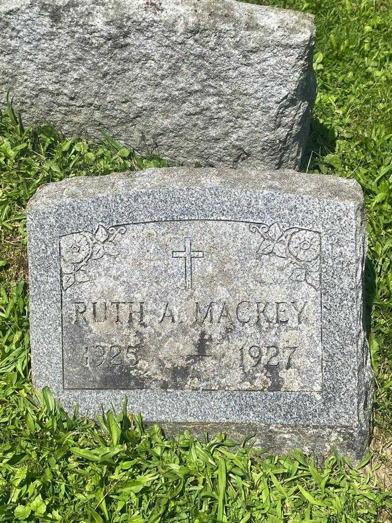 Ruth A. Mackey's grave. Photo 3