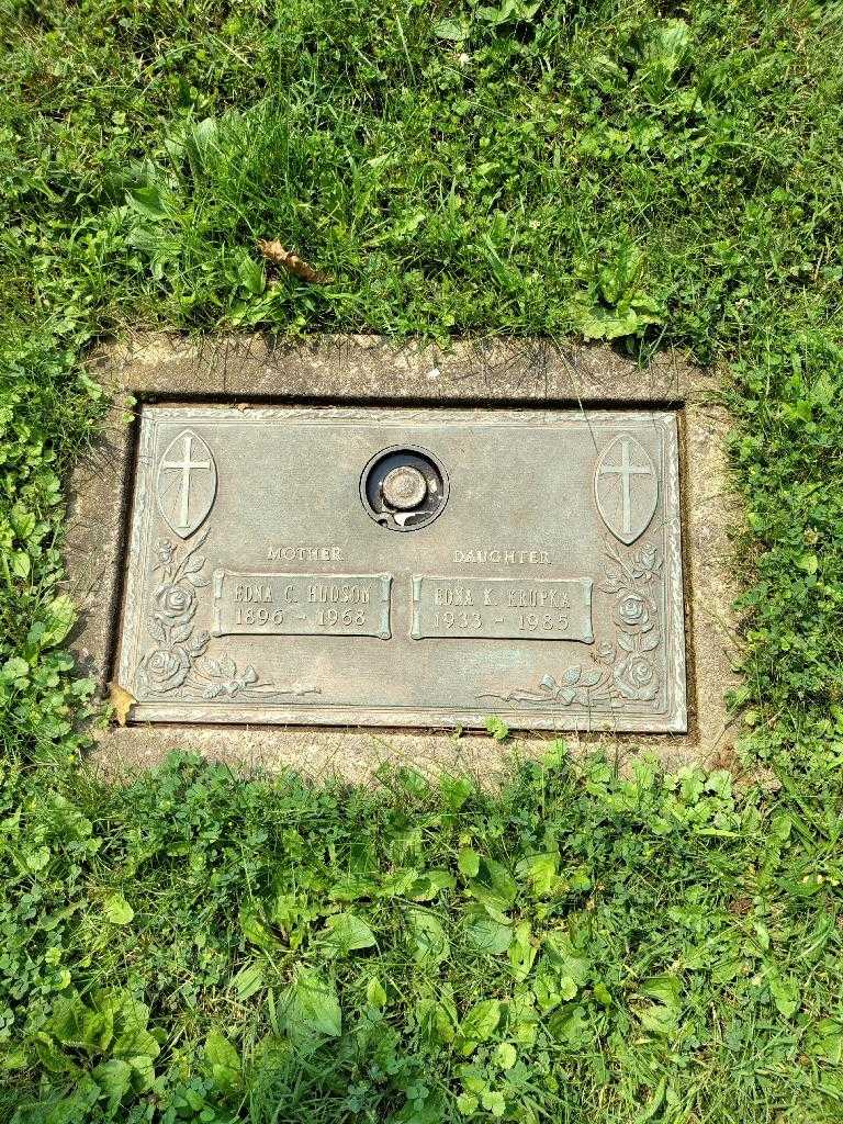 Edna K. Krupka's grave. Photo 2