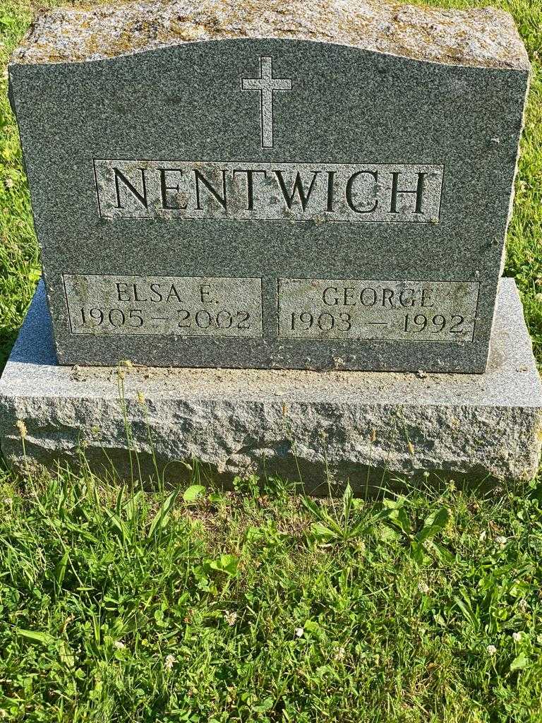 Goerge Nentwich's grave. Photo 3