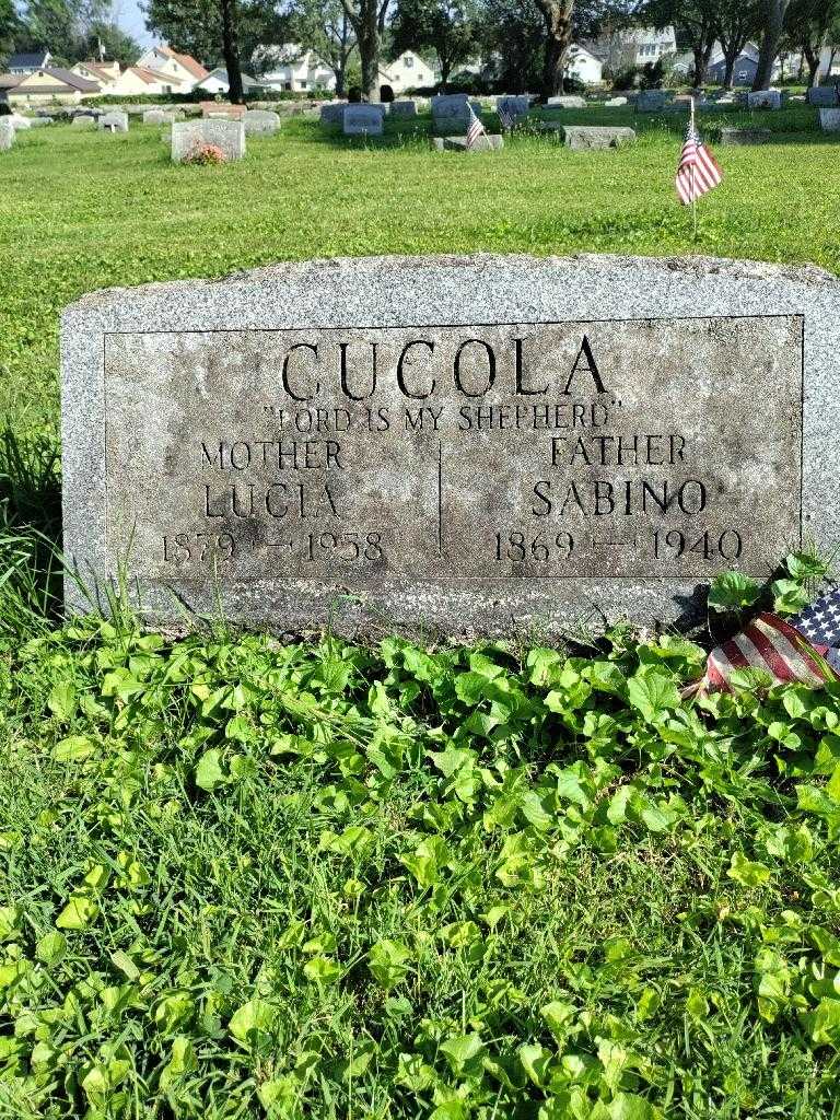 Sabino Cucolo's grave. Photo 2