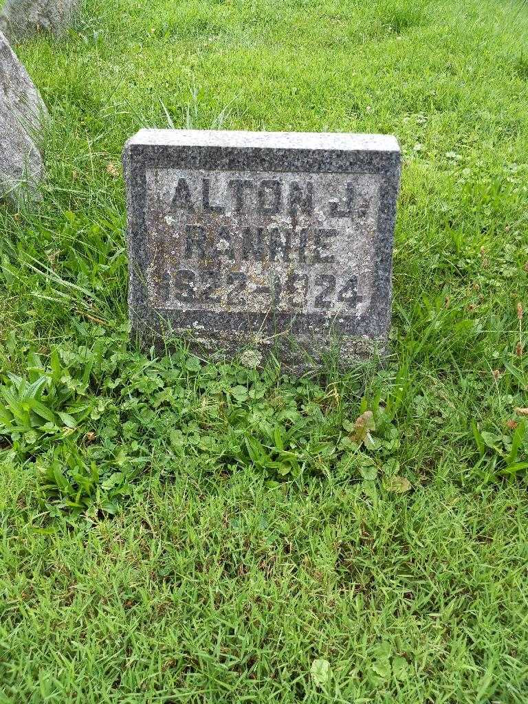 Alton J. Rannie's grave. Photo 2