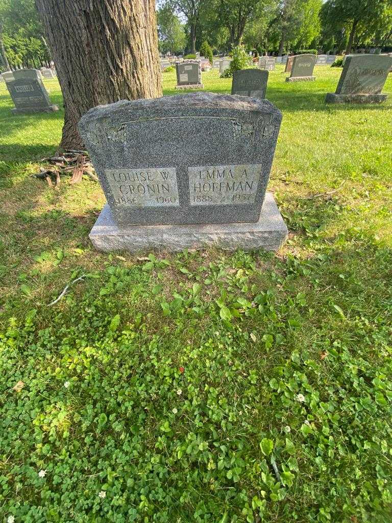 Emma A. Hoffman's grave. Photo 1