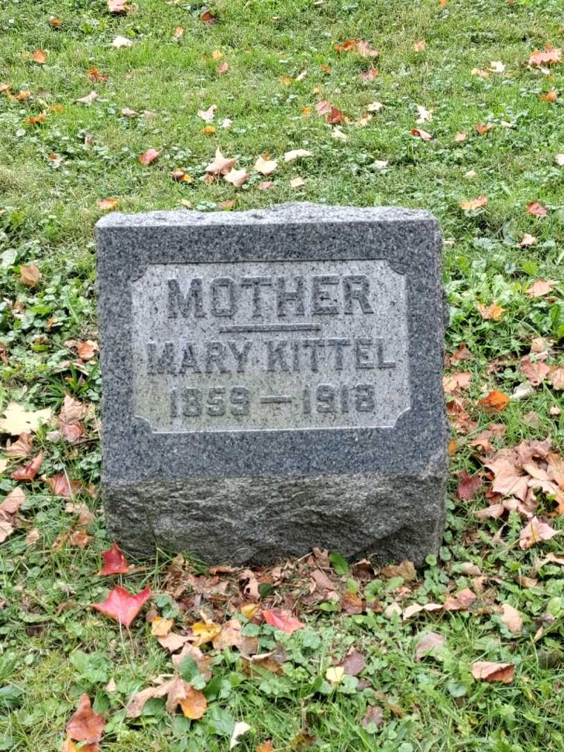 Mary Z. Kittel's grave. Photo 2
