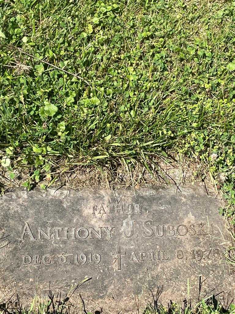 Anthony J. Suboski's grave. Photo 1