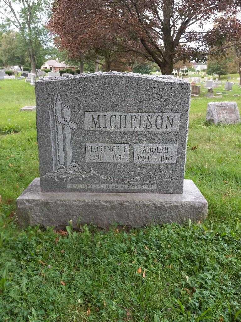Adolph Michelson's grave. Photo 2