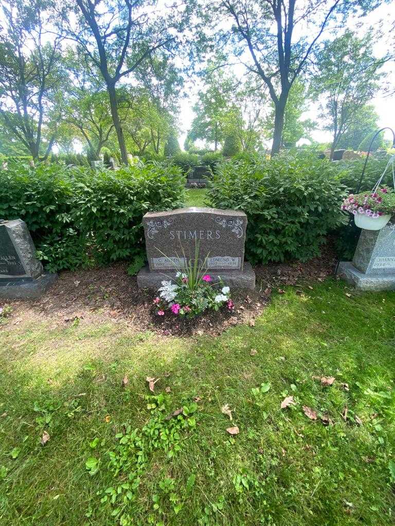 Edmund W. Stimers's grave. Photo 1