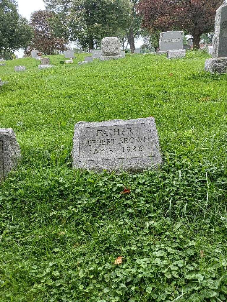 Herbert Brown's grave. Photo 1