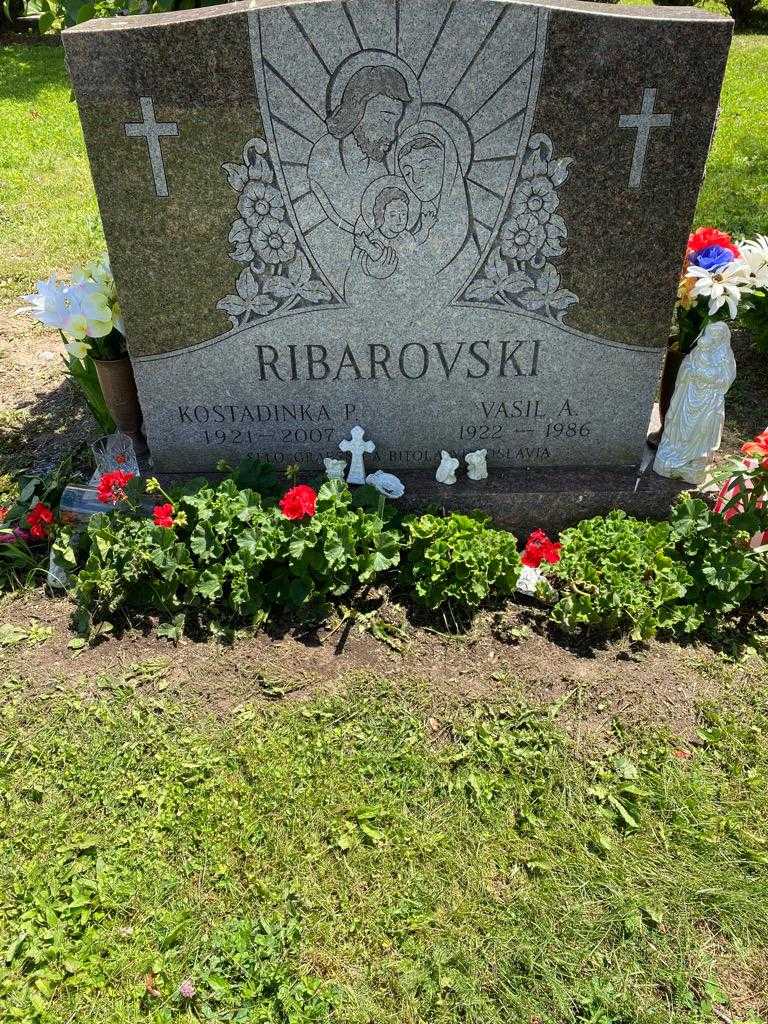 Vasil A. Ribarovski's grave. Photo 2