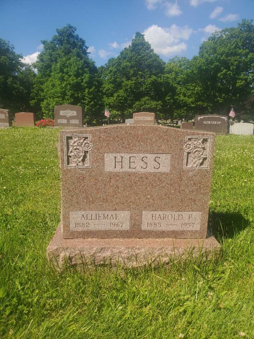 Harold P. Hess's grave. Photo 3