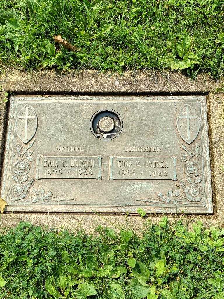 Edna K. Krupka's grave. Photo 3