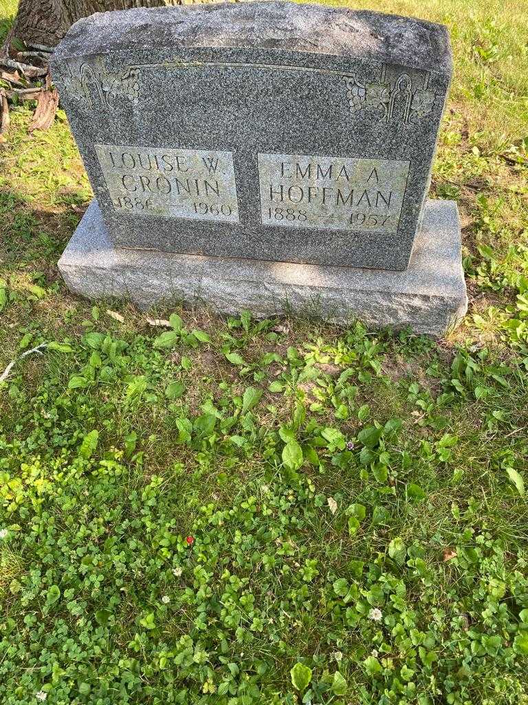 Emma A. Hoffman's grave. Photo 2
