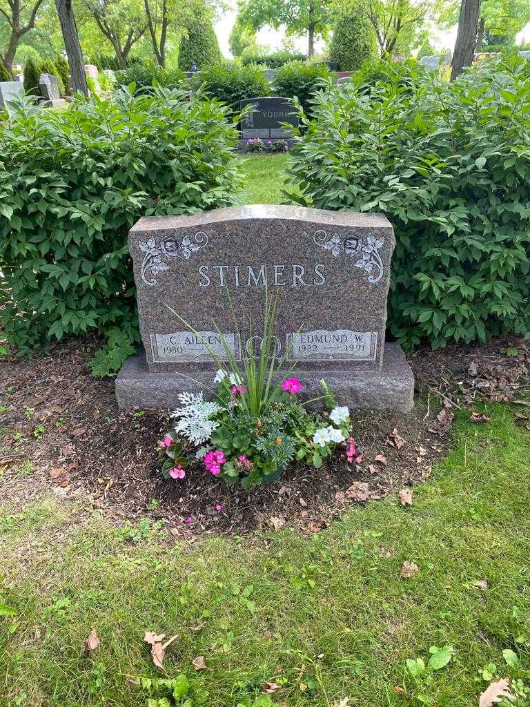 Edmund W. Stimers's grave. Photo 2