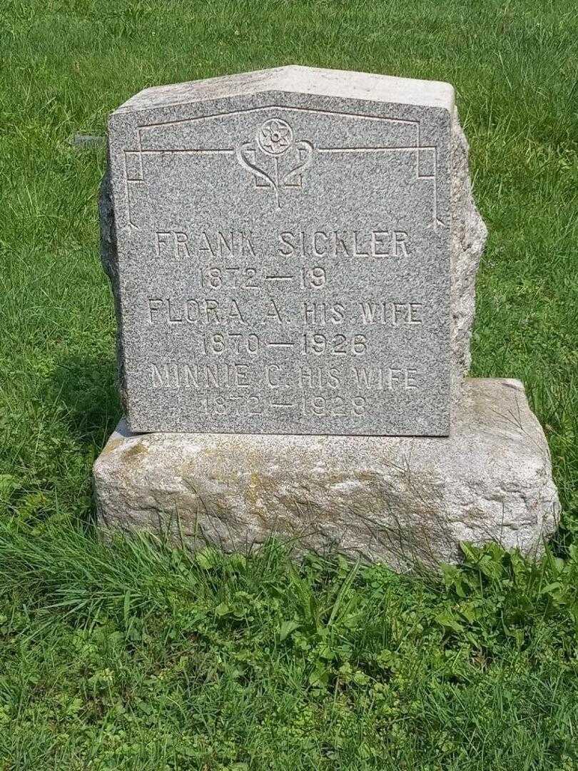 Flora A. Sickler's grave. Photo 3