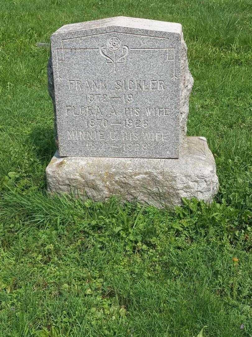 Flora A. Sickler's grave. Photo 2