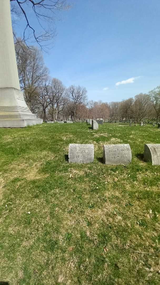 Irene Clara Ackerman Moyer's grave. Photo 2