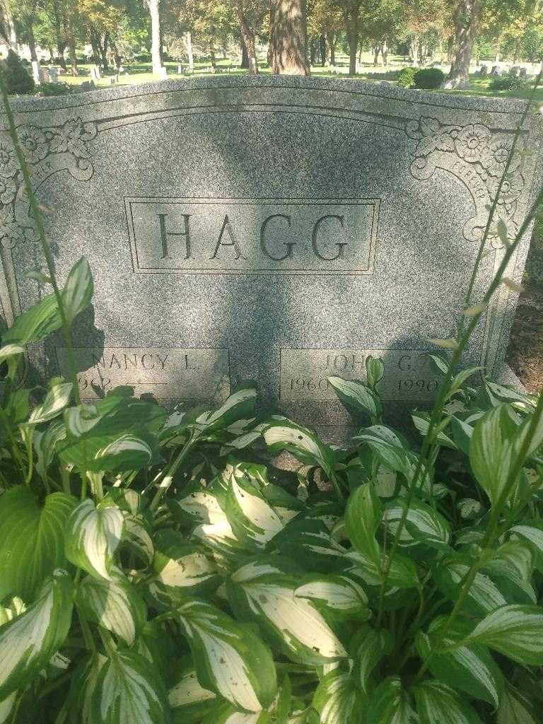 John G. Hagg's grave. Photo 2