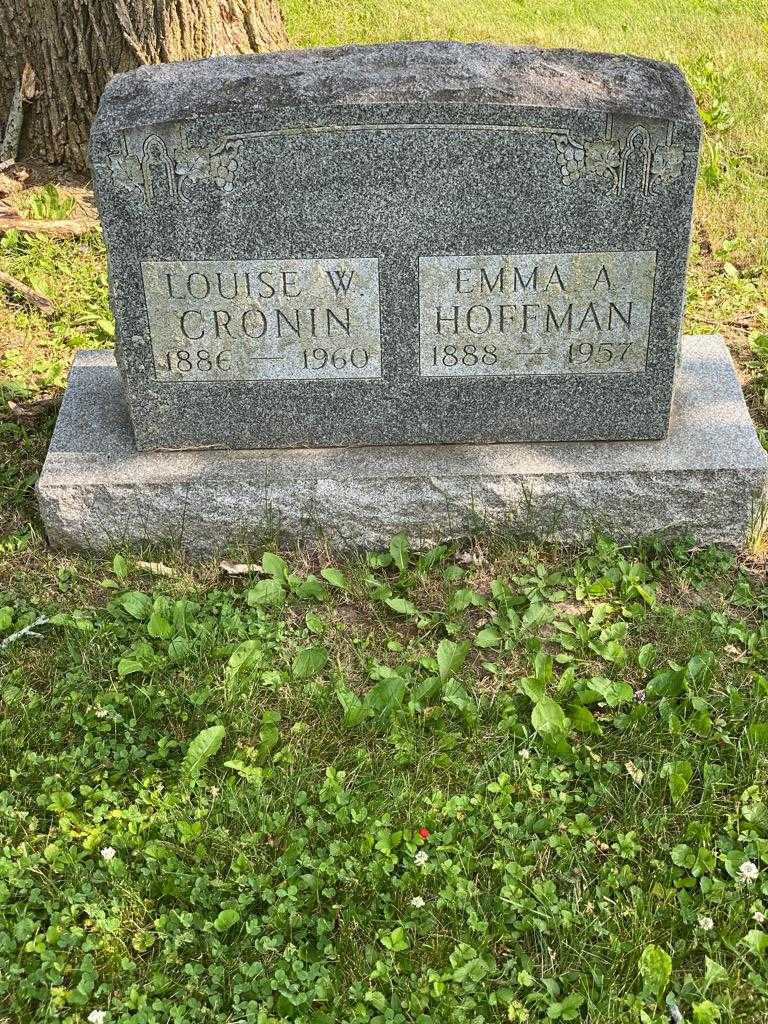 Emma A. Hoffman's grave. Photo 3