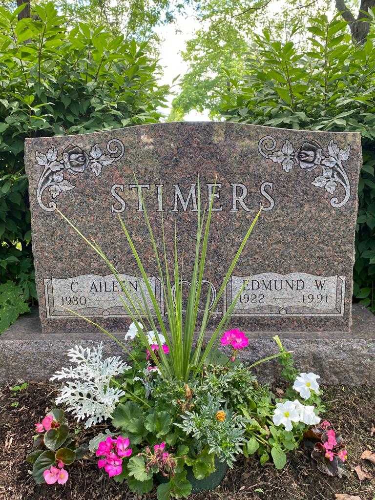 Edmund W. Stimers's grave. Photo 3