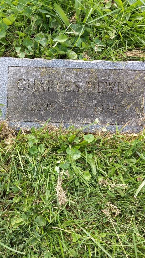 Charles D. Hazle Dewey's grave. Photo 3