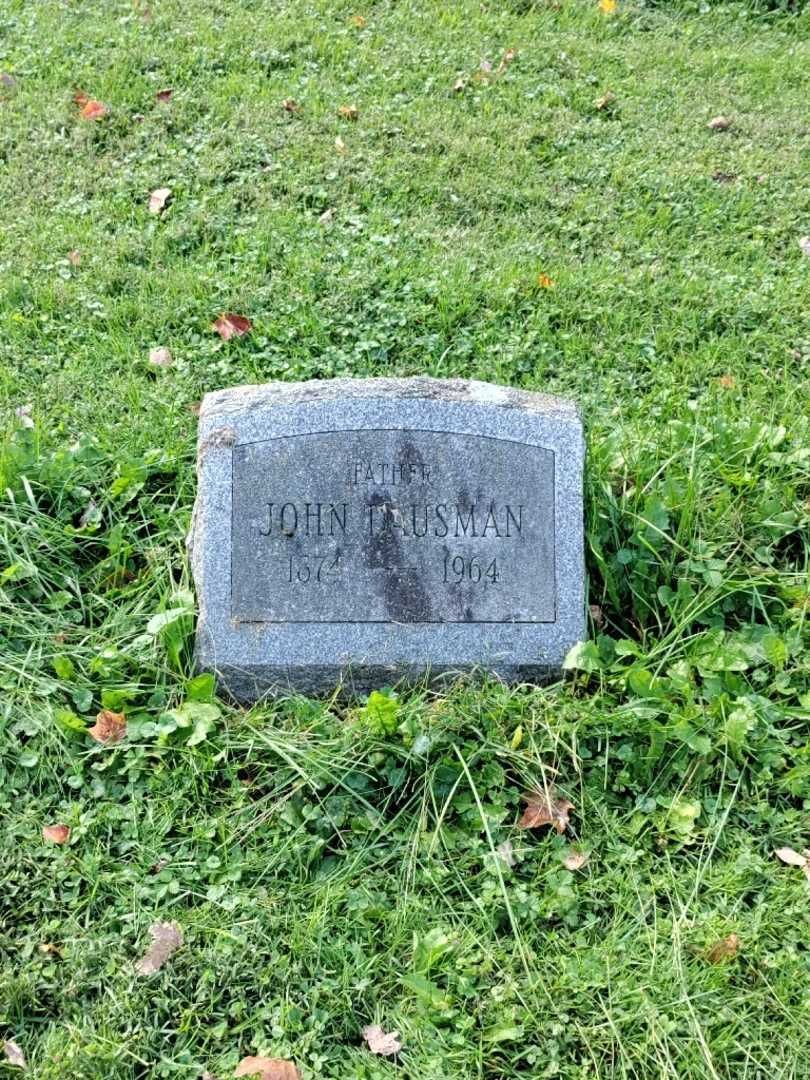 John Dausman's grave. Photo 2