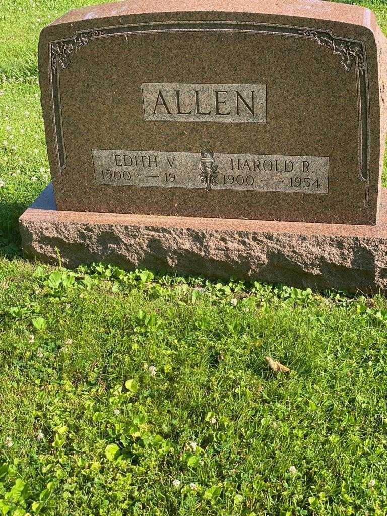 Edith V. Allen's grave. Photo 3