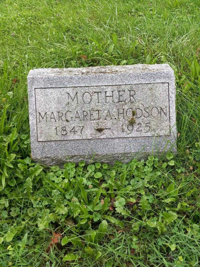 Margaret A. Hodson's grave. Photo 3