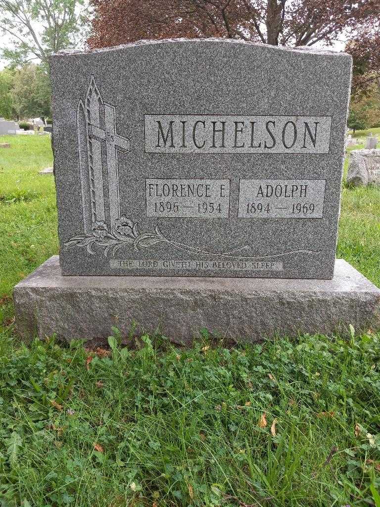Adolph Michelson's grave. Photo 3