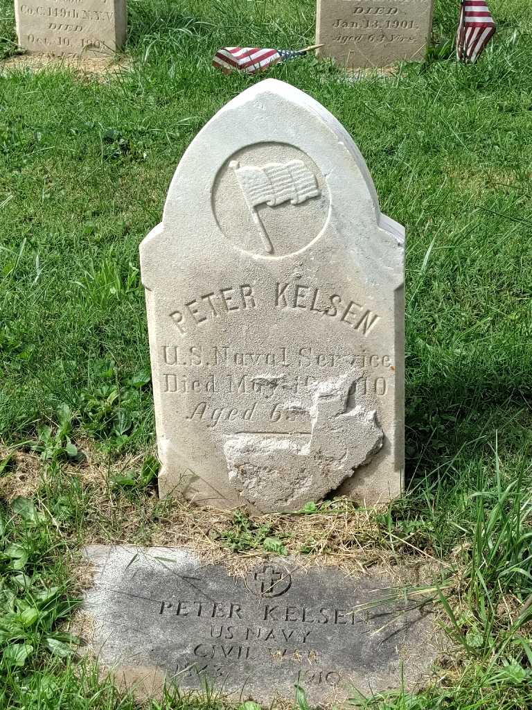 Peter Kelsen's grave. Photo 2