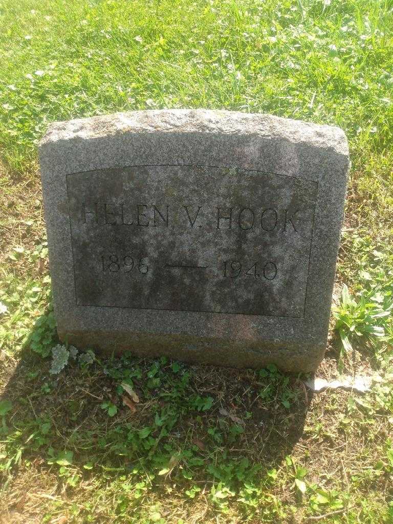 Helen V. Hook's grave. Photo 2