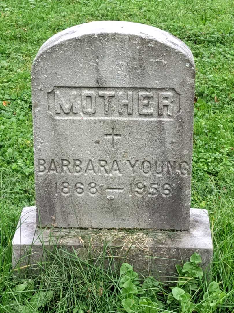 Barbara A. Young's grave. Photo 3