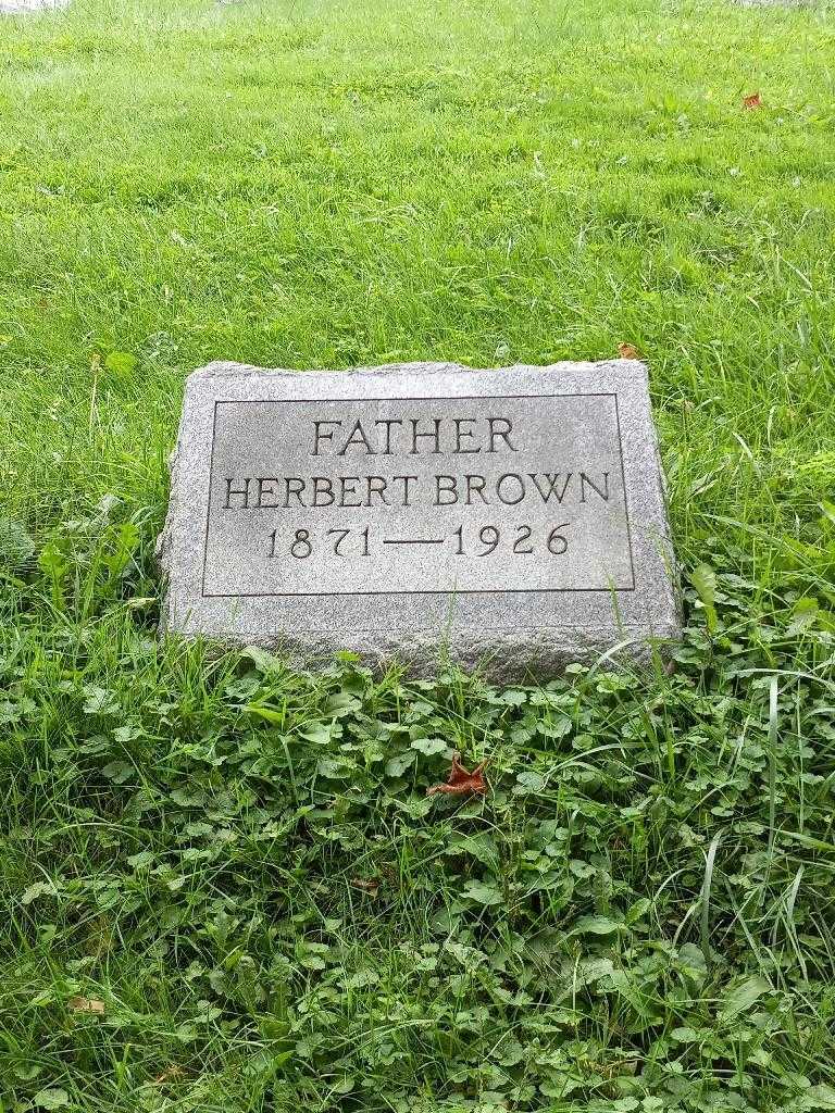 Herbert Brown's grave. Photo 2