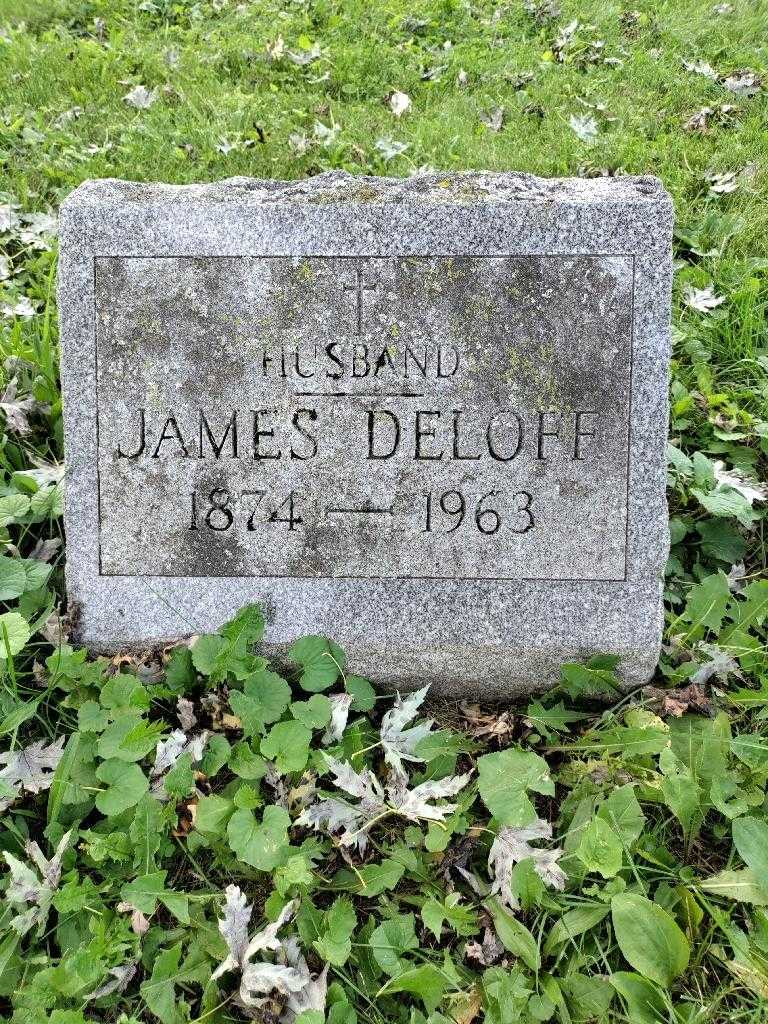 James Deloff's grave. Photo 3