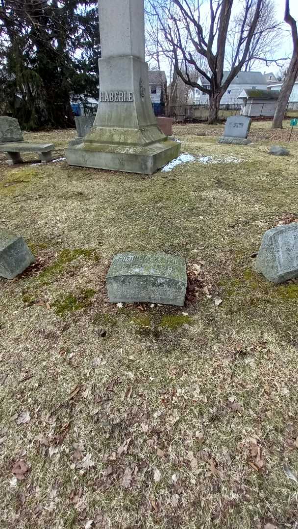 Benedict F. Haberle's grave. Photo 1