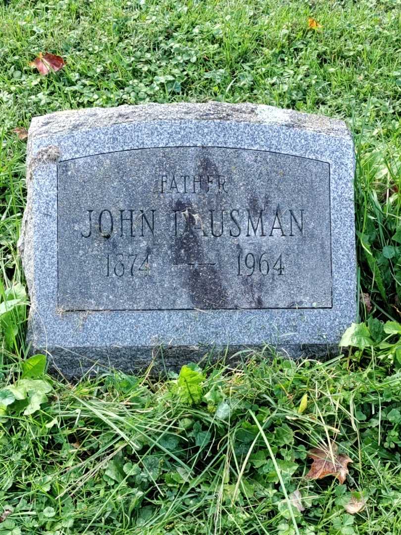 John Dausman's grave. Photo 3