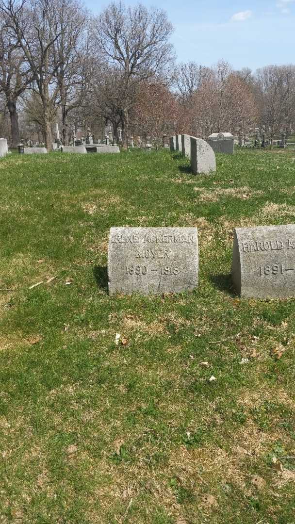 Irene Clara Ackerman Moyer's grave. Photo 3
