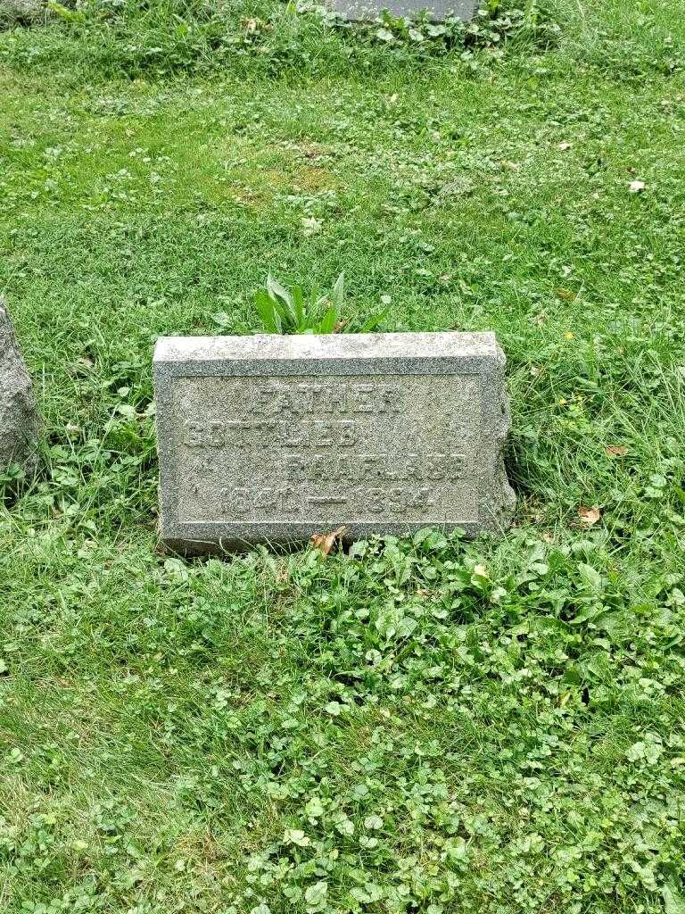 Gootlieb Raaflaub's grave. Photo 2