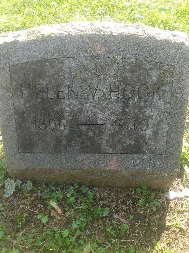 Helen V. Hook's grave. Photo 3
