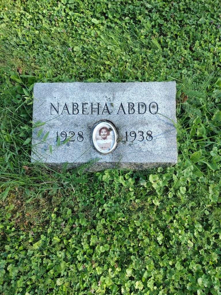 Nabeha Abdo's grave. Photo 3