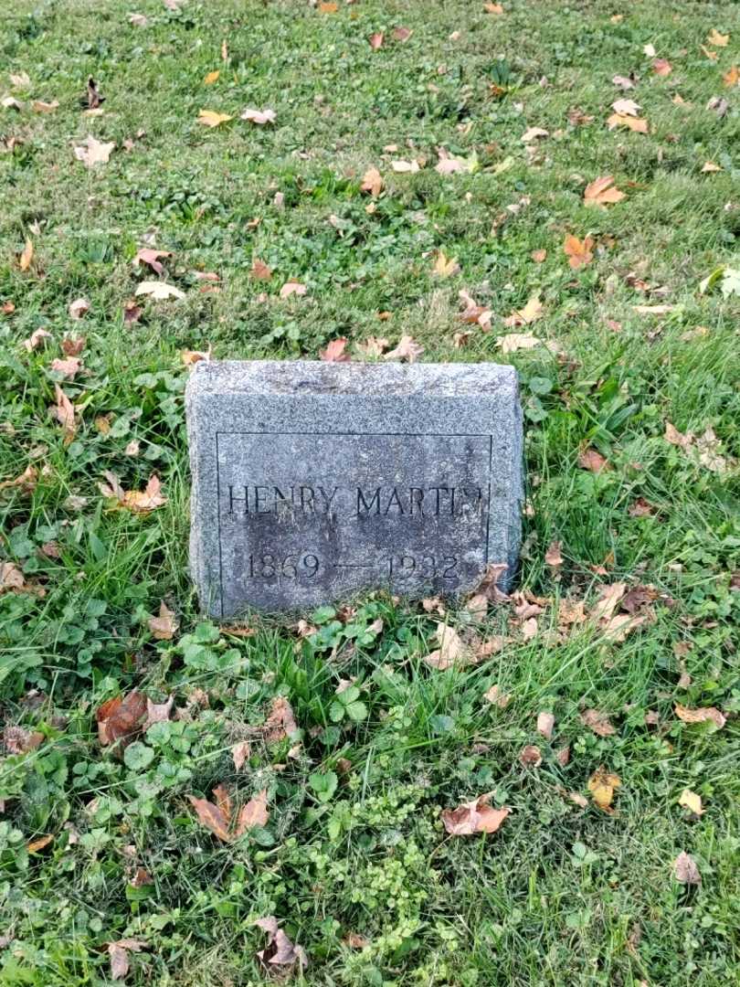 Henry Martin's grave. Photo 2