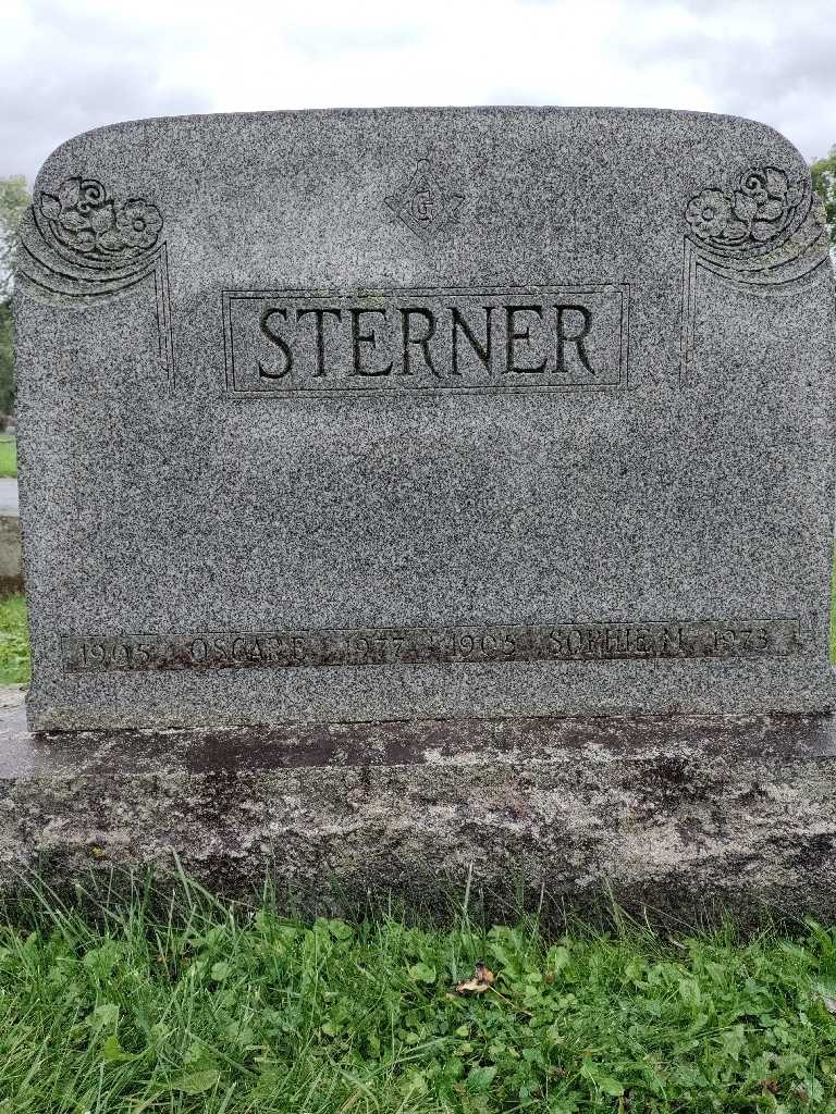 Oscar Sterner's grave. Photo 3