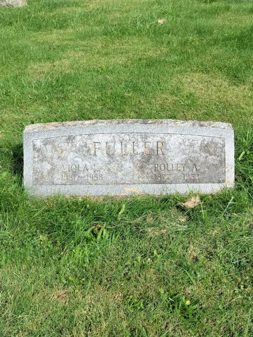 Rolley A. Fuller's grave. Photo 2