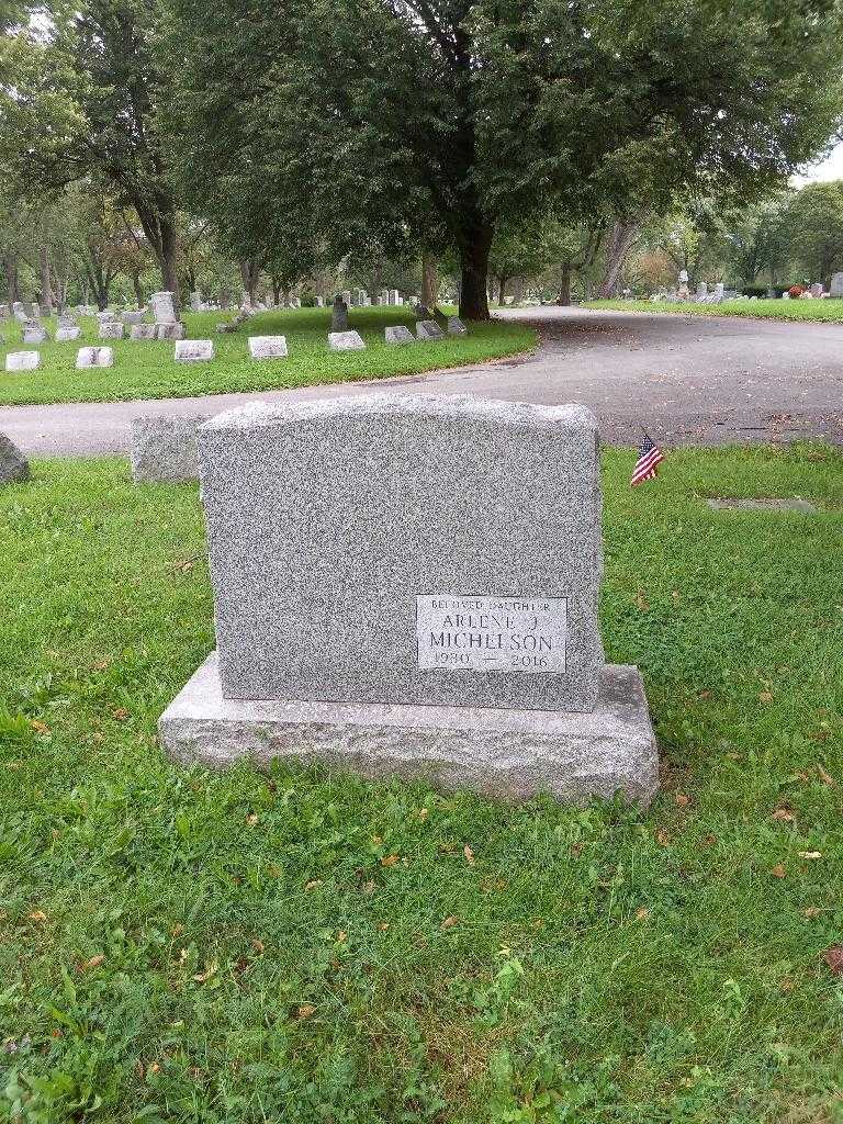 Arlene J. Michelson's grave. Photo 2